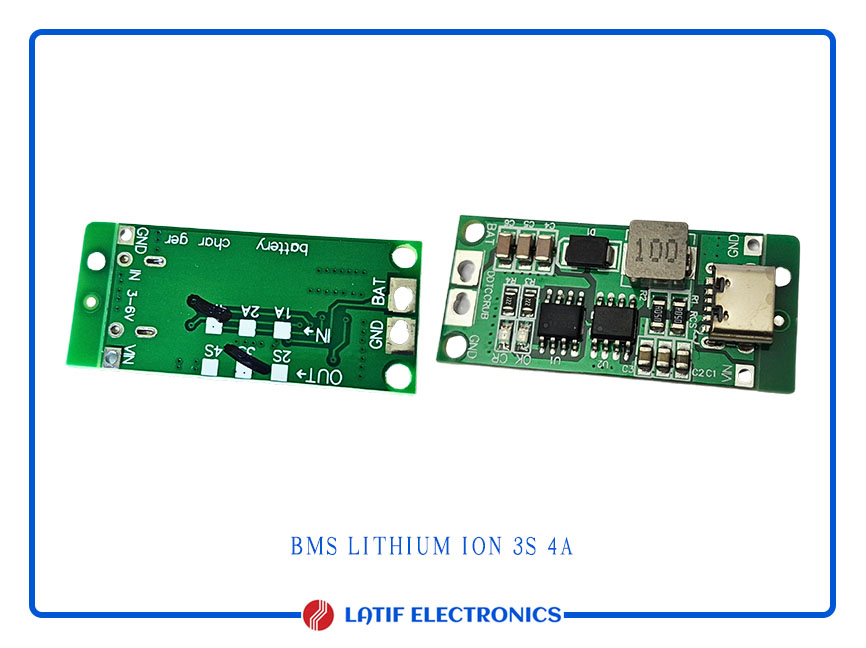 BMS LITHIUM ION 3S 4A