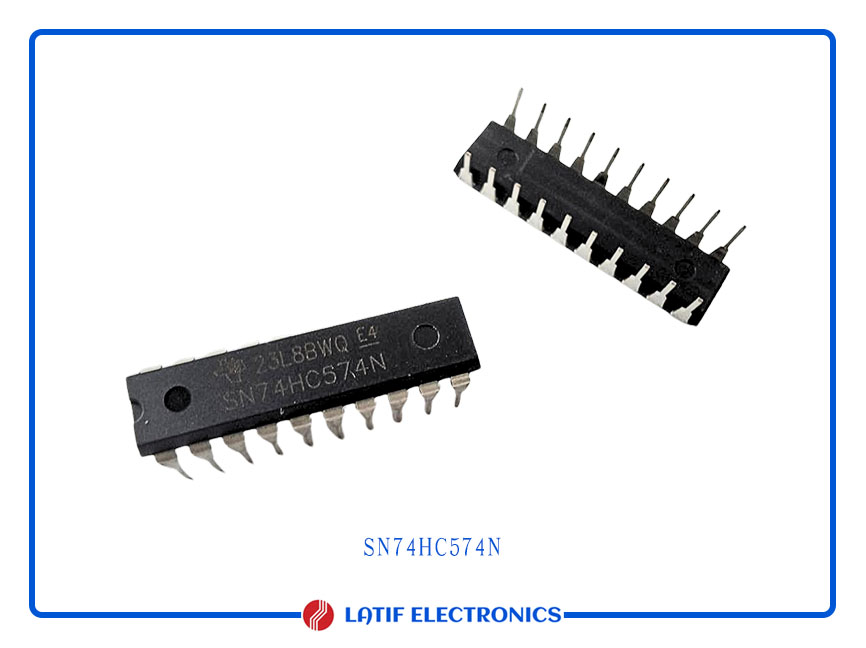 SN74HC574 dual D positive edge triggered flip-flop