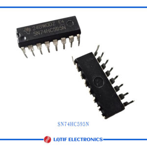 sn74HC595 8-bit shift registers, serial-in, parallel-out