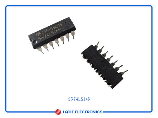 sn74LS14 v 	hex inverter gate Schmitt trigger