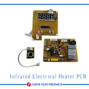 Infrared electrical heater PCB
