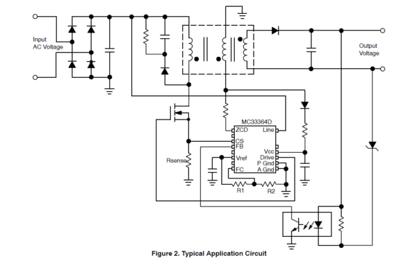 ⁦MC33364 Critical Conduction SMPS Controller⁩ - الصورة ⁦2⁩