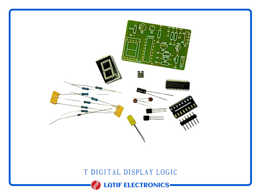 DIY  Digital display logic pen tester kit